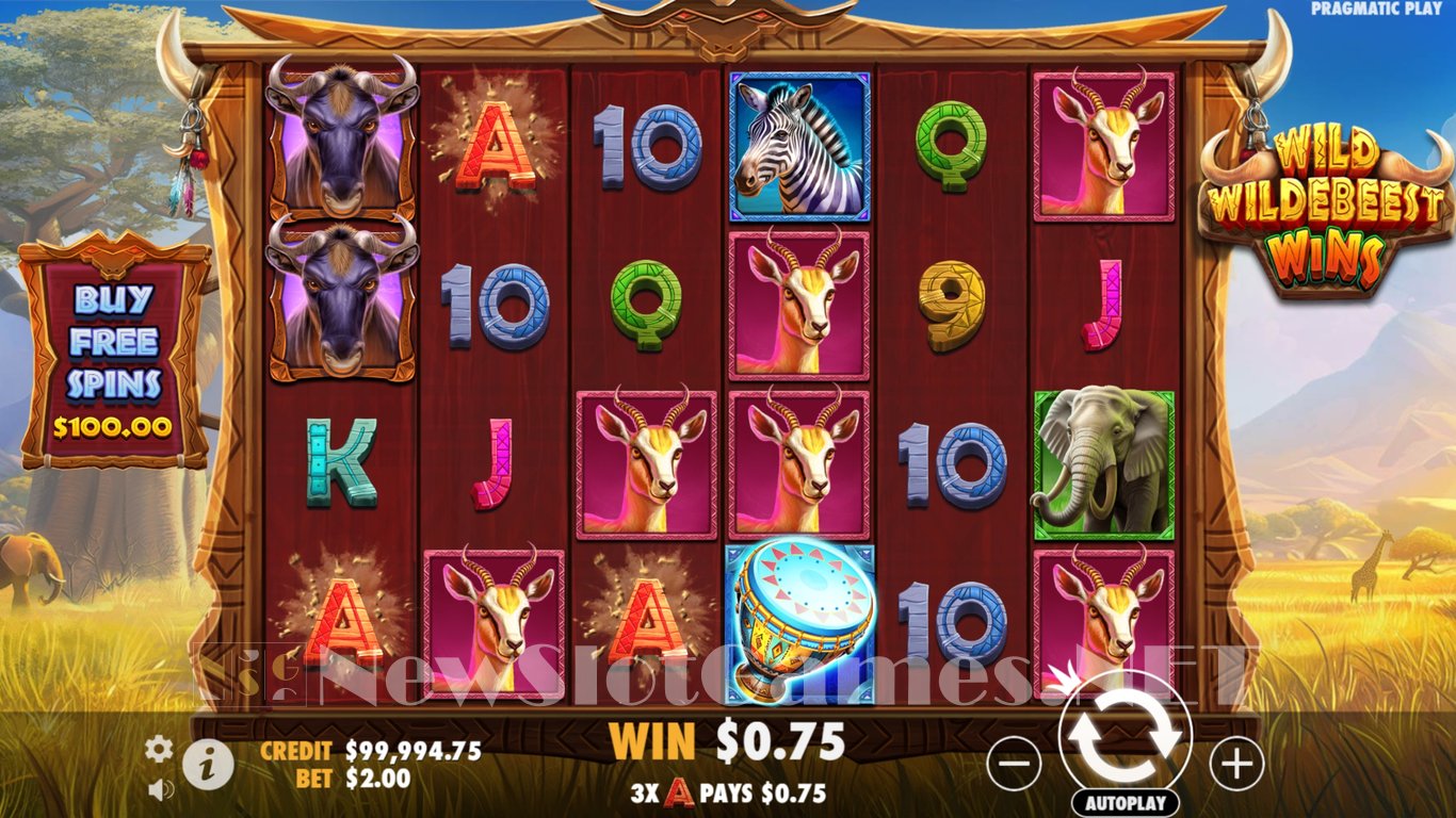 Wild Wildebeest Wins Slot Slot Image in Demo - pic. 4