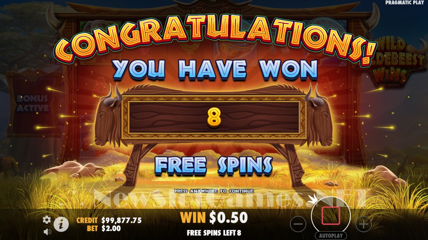 Wild Wildebeest Wins Slot Slot Image in Demo - pic. 7