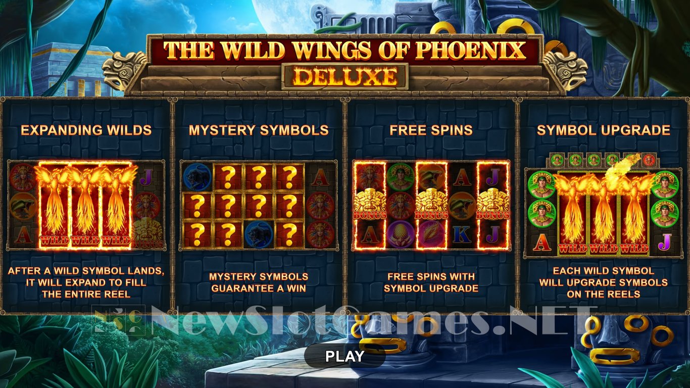 The Wild Wings of Phoenix Deluxe Slot Demo Image