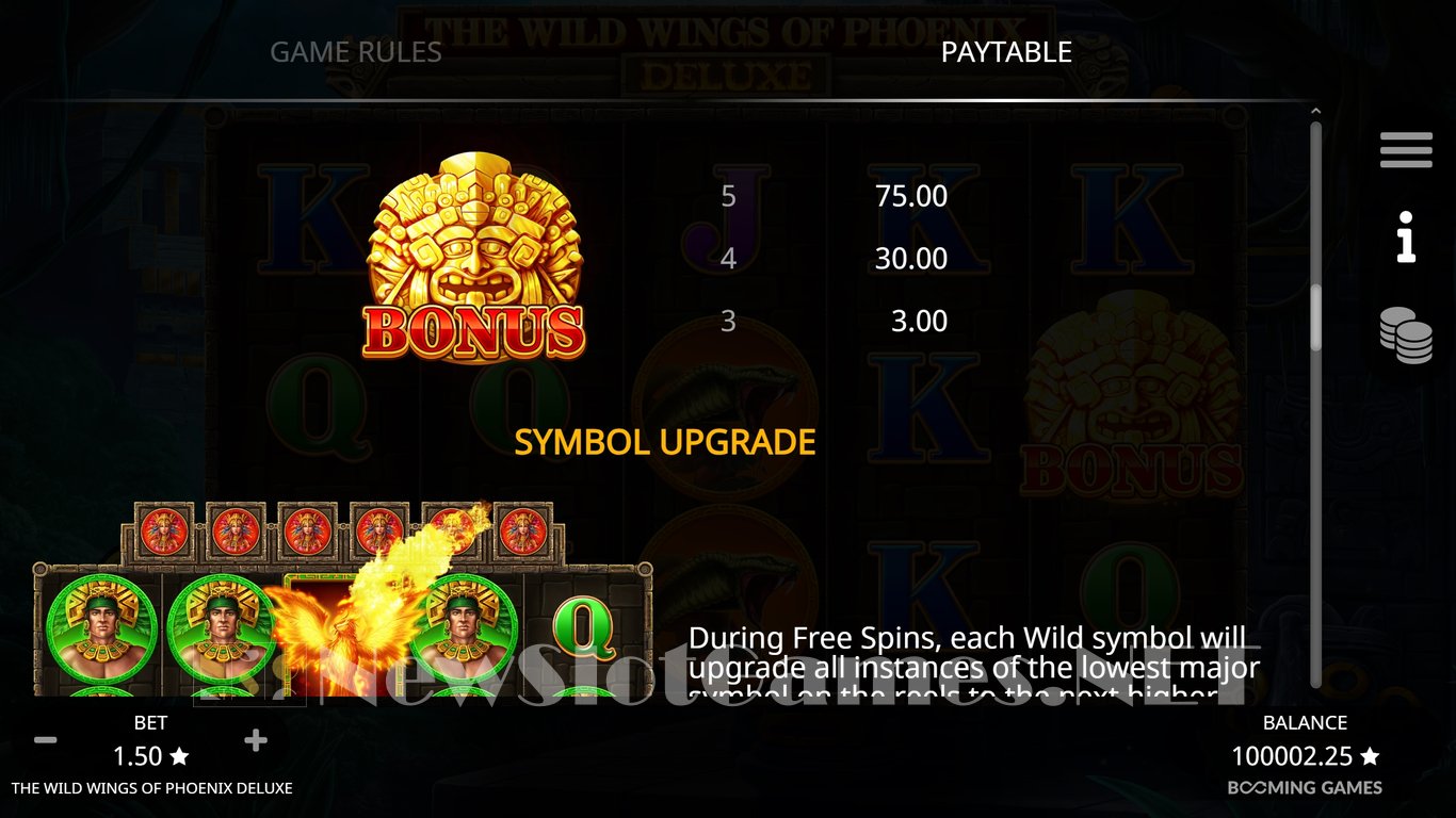 The Wild Wings of Phoenix Deluxe Slot Slot Image in Demo - pic. 9