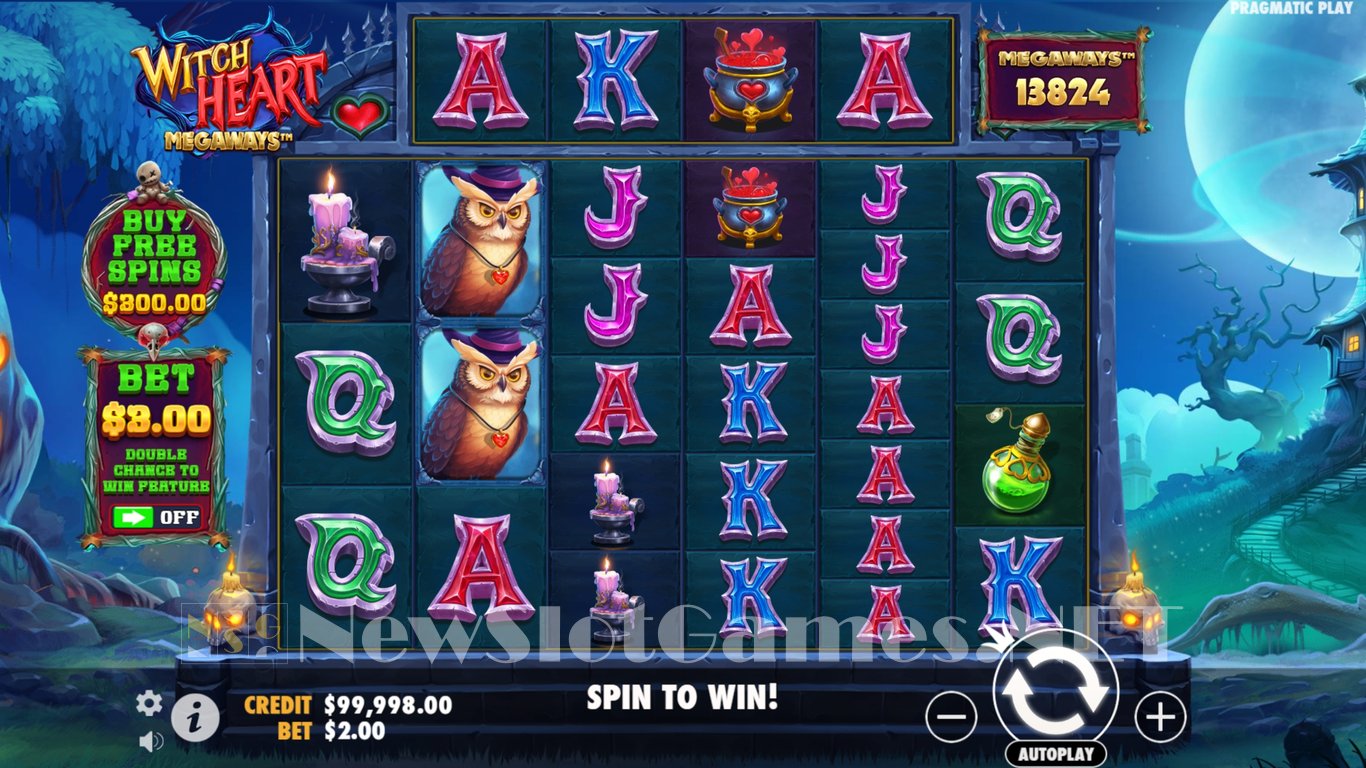 Witch Heart Megaways Slot Review & Demo by Pragmatic Play - Play Free Online