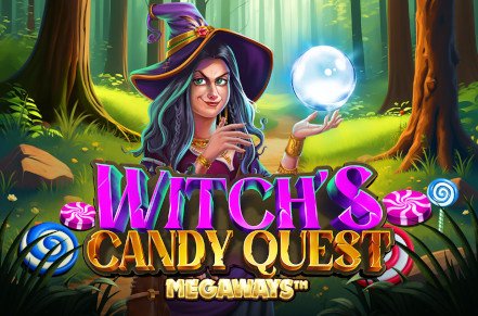 Witchs Candy Quest Megaways Slot Logo
