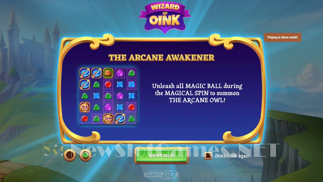 Wizard of Oink Slot Demo Image