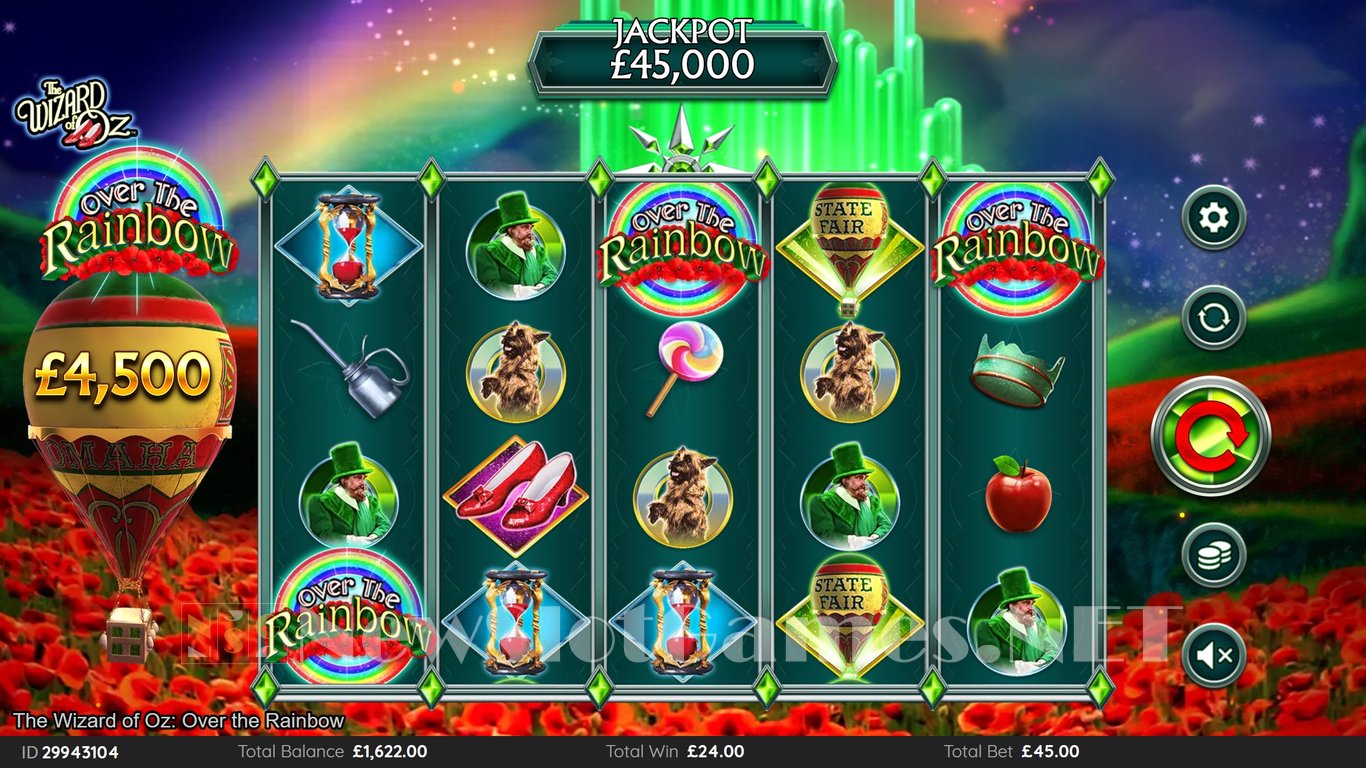 The Wizard of Oz Over the Rainbow Slot Slot Image in Demo - pic. 4