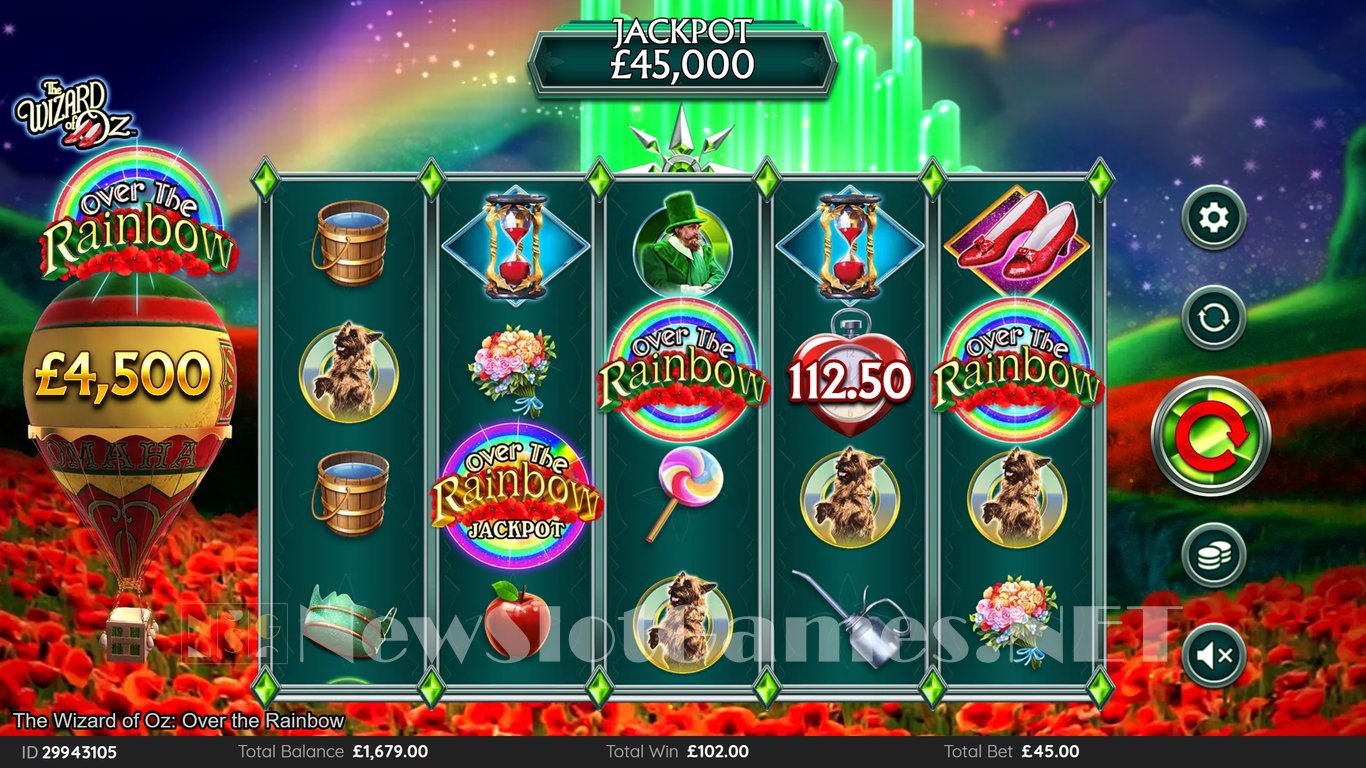 The Wizard of Oz Over the Rainbow Slot Slot Image in Demo - pic. 5