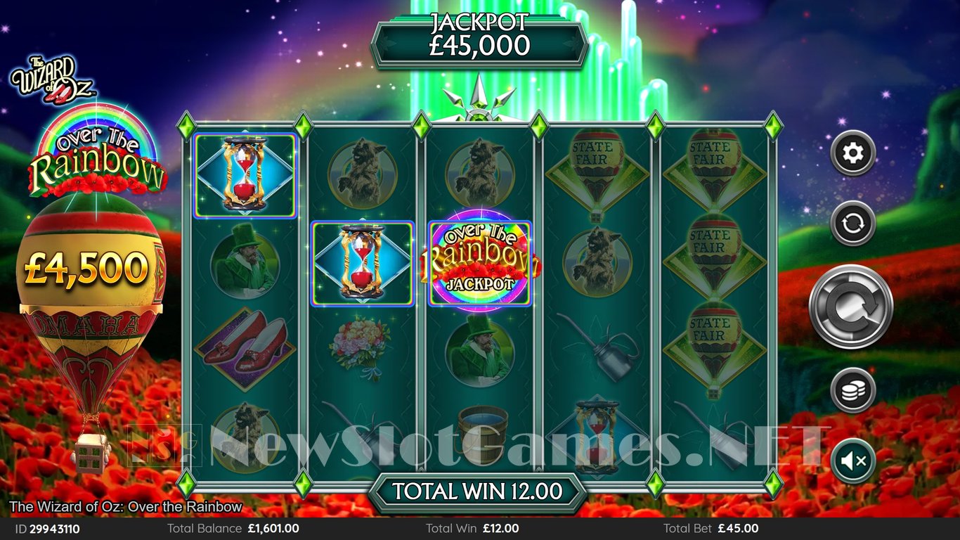 The Wizard of Oz Over the Rainbow Slot Slot Image in Demo - pic. 6