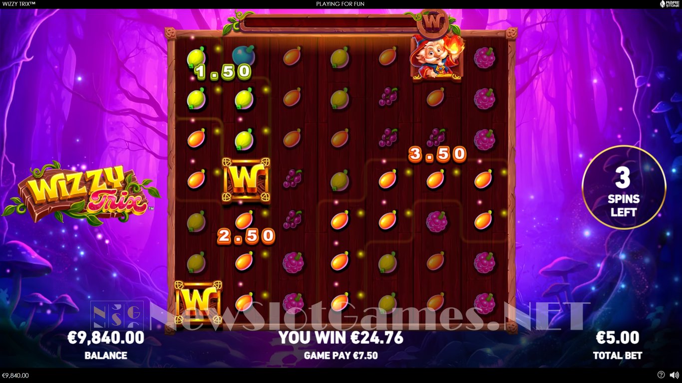 Wizzy Trix Slot Demo Image