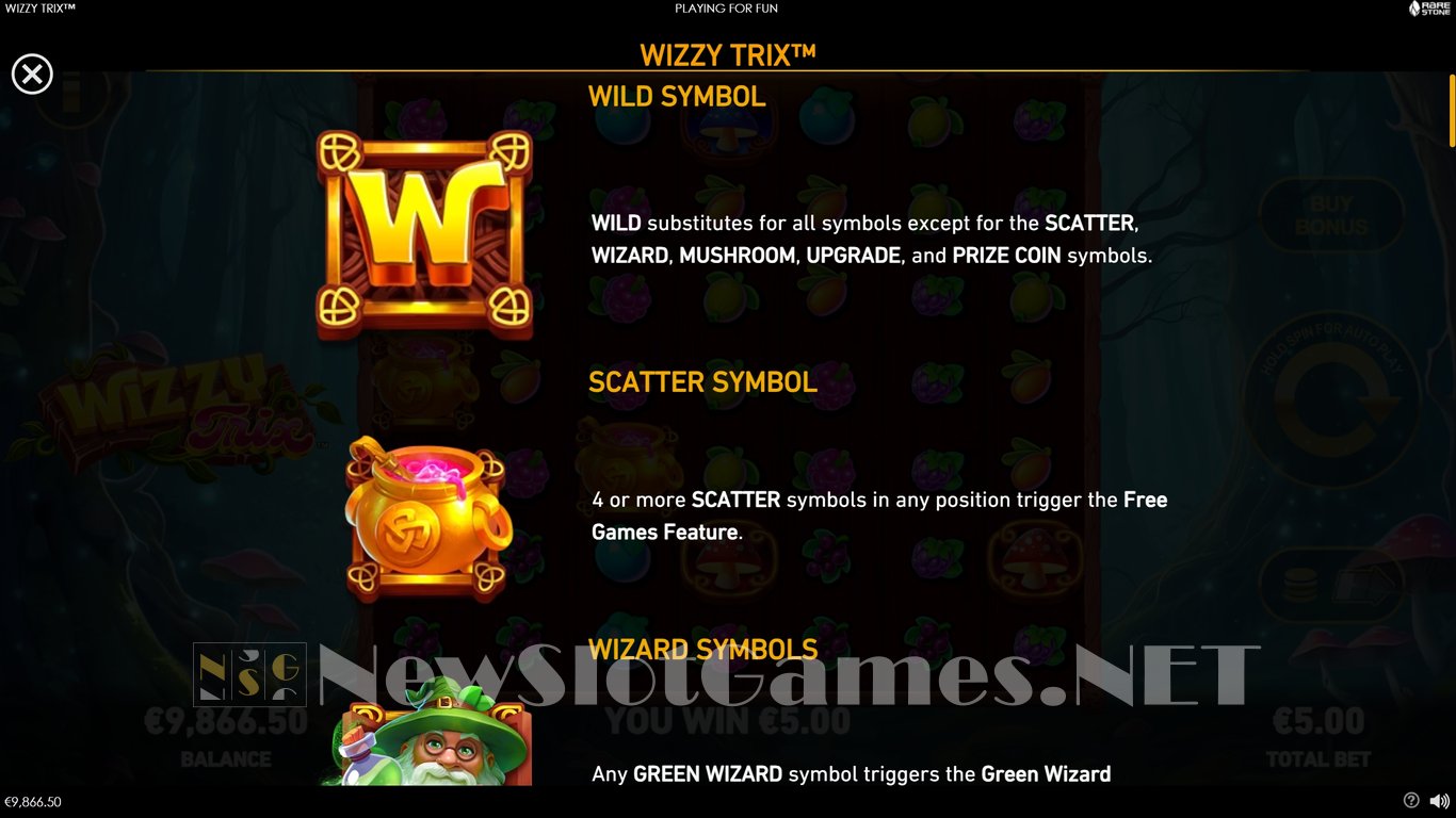 Wizzy Trix Slot Slot Image in Demo - pic. 8