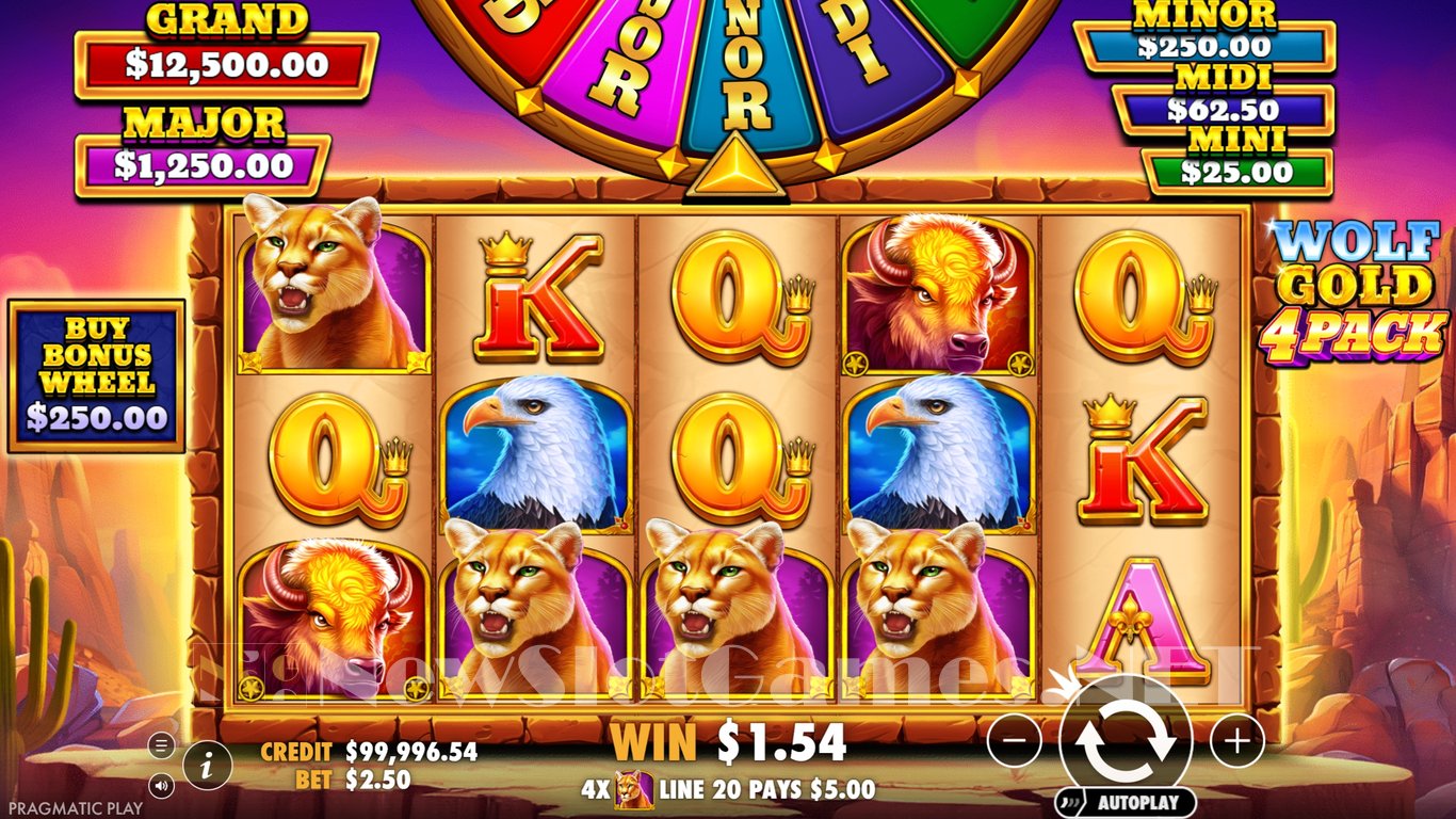 Wolf Gold 4 Pack Slot Slot Image in Demo - pic. 2