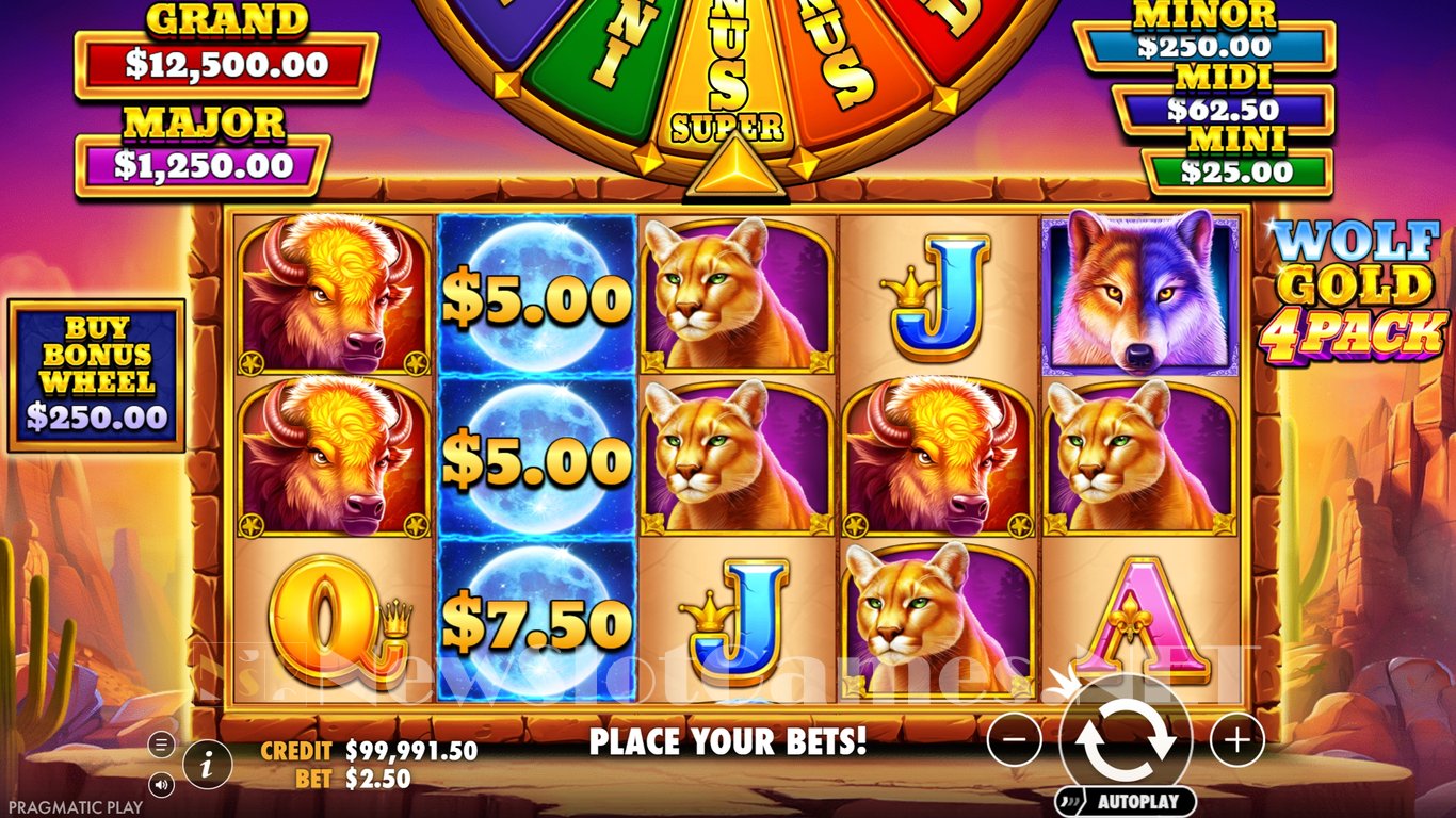 Wolf Gold 4 Pack Slot Slot Image in Demo - pic. 3