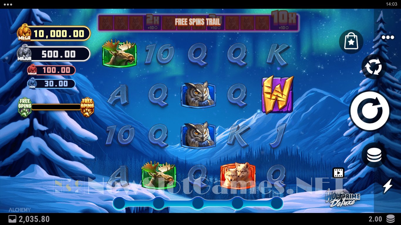 Wolf Prime Deluxe Slot Demo Image