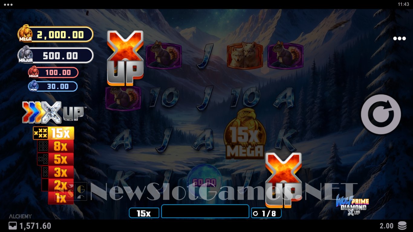 Wolf Prime Diamond X UP Slot Slot Image in Demo - pic. 5