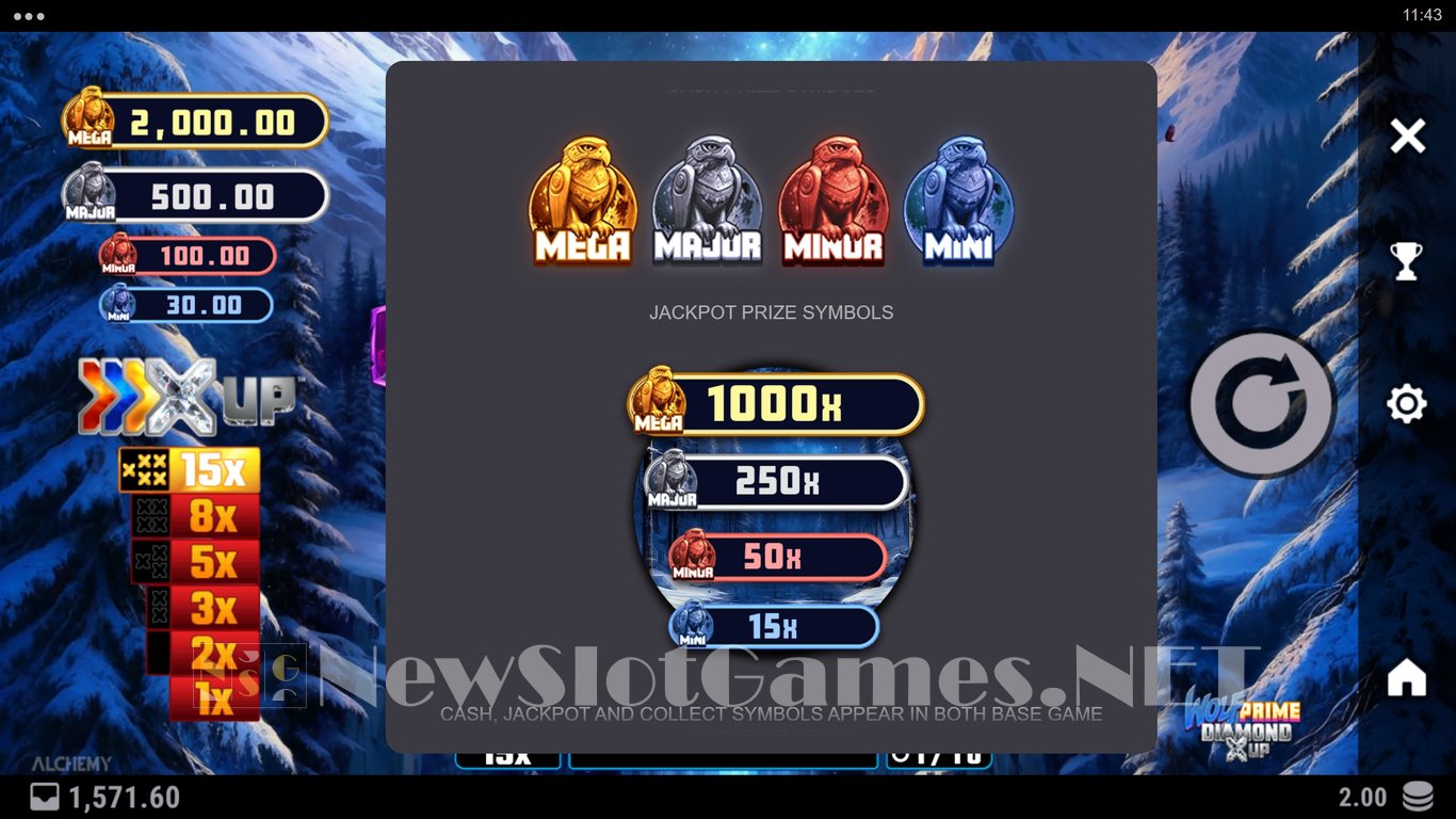 Wolf Prime Diamond X UP Slot Slot Image in Demo - pic. 7