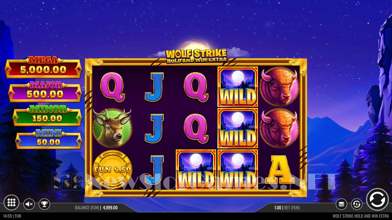Wolf Strike Hold & Win Extra Slot Demo Image
