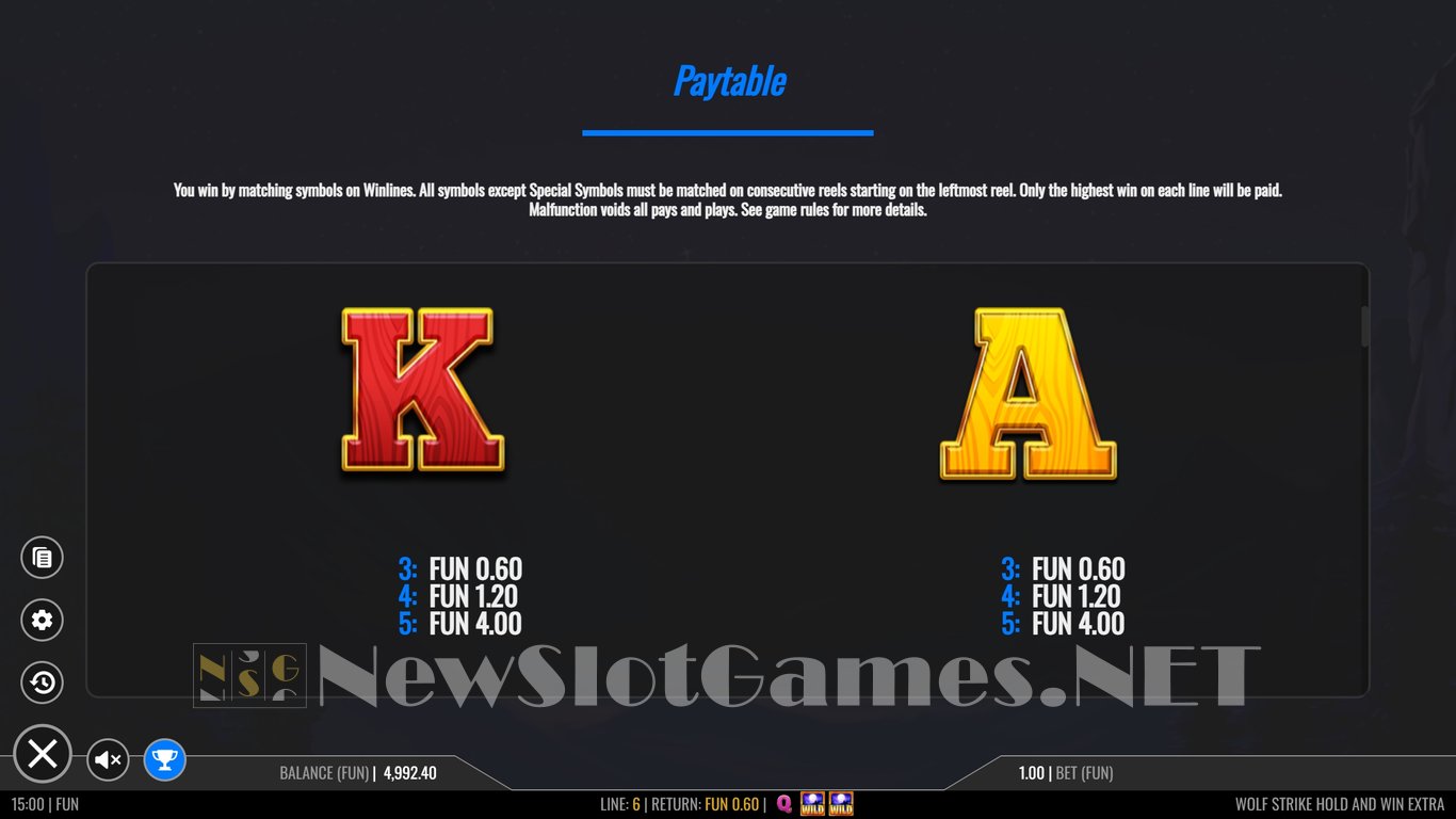 Wolf Strike Hold & Win Extra Slot Slot Image in Demo - pic. 6