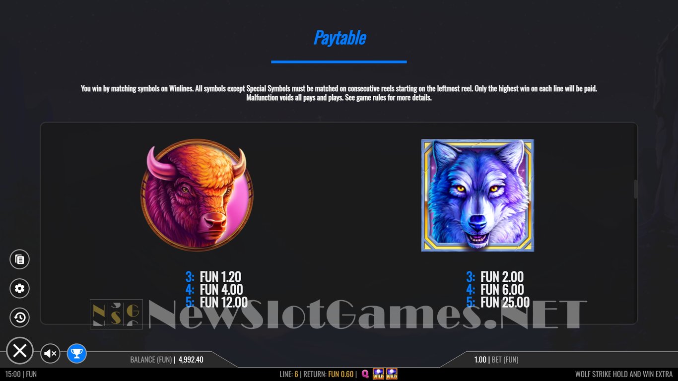 Wolf Strike Hold & Win Extra Slot Slot Image in Demo - pic. 8