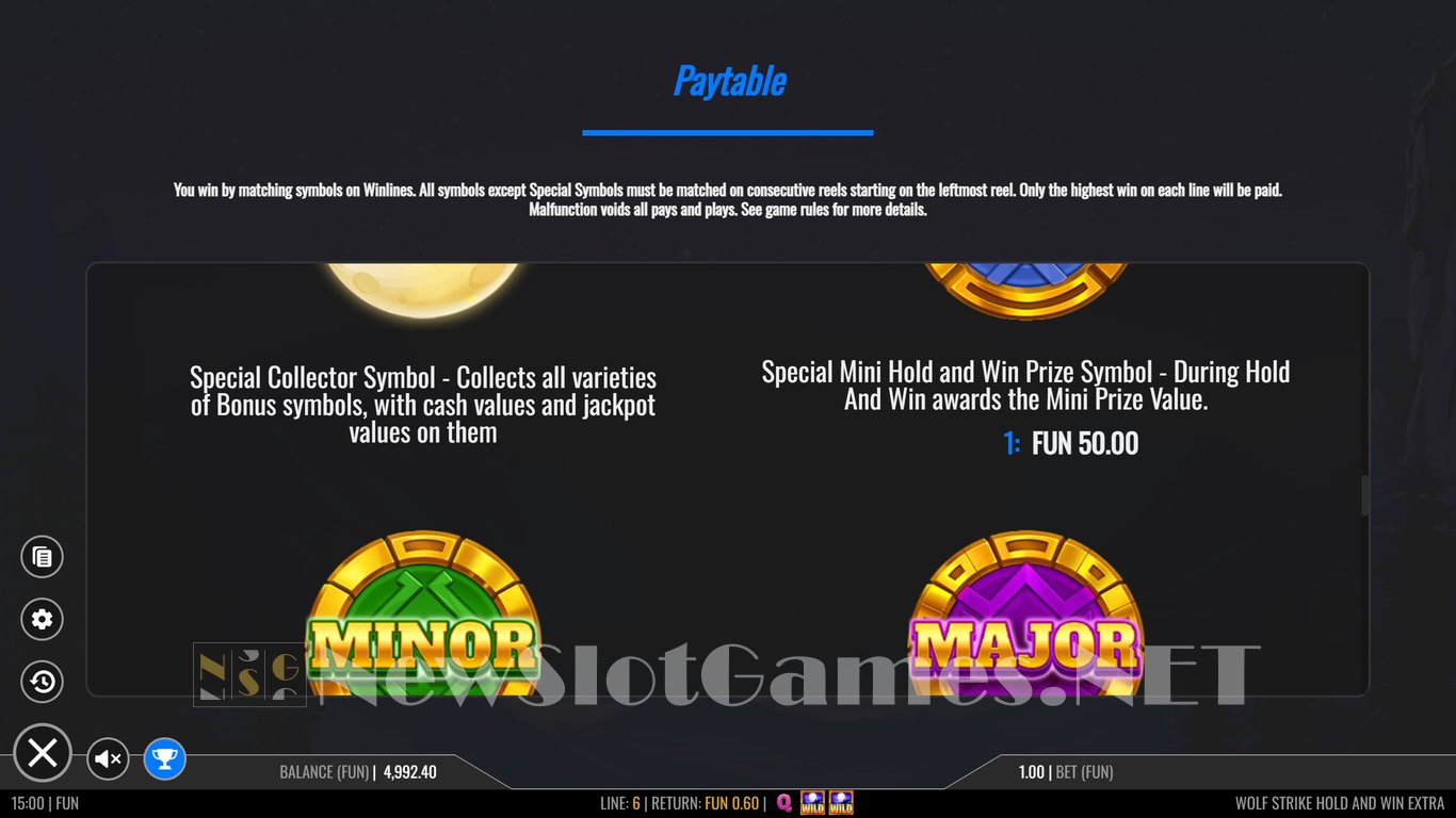 Wolf Strike Hold & Win Extra Slot Slot Image in Demo - pic. 9