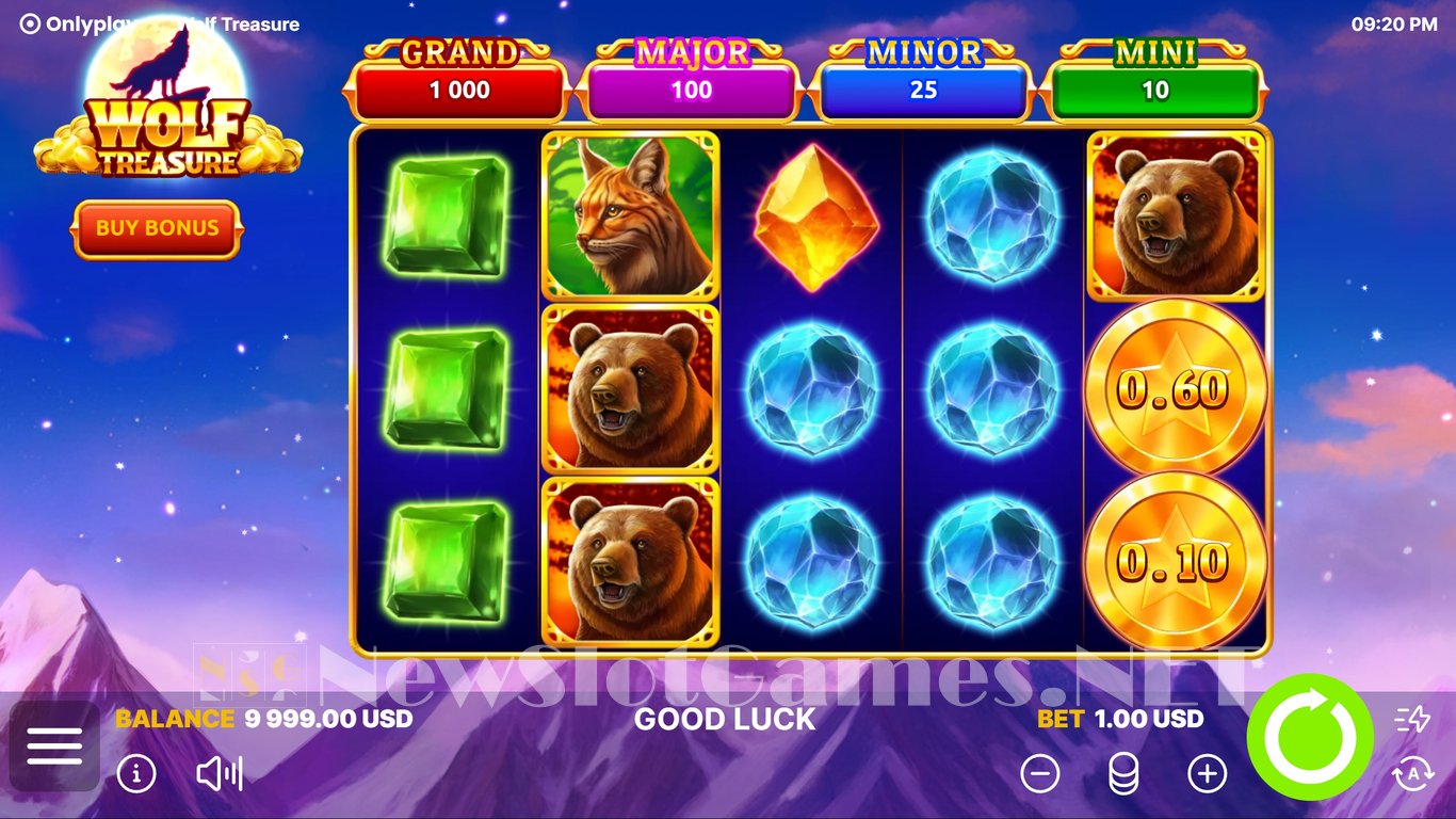 Wolf Treasure Slot Demo Image