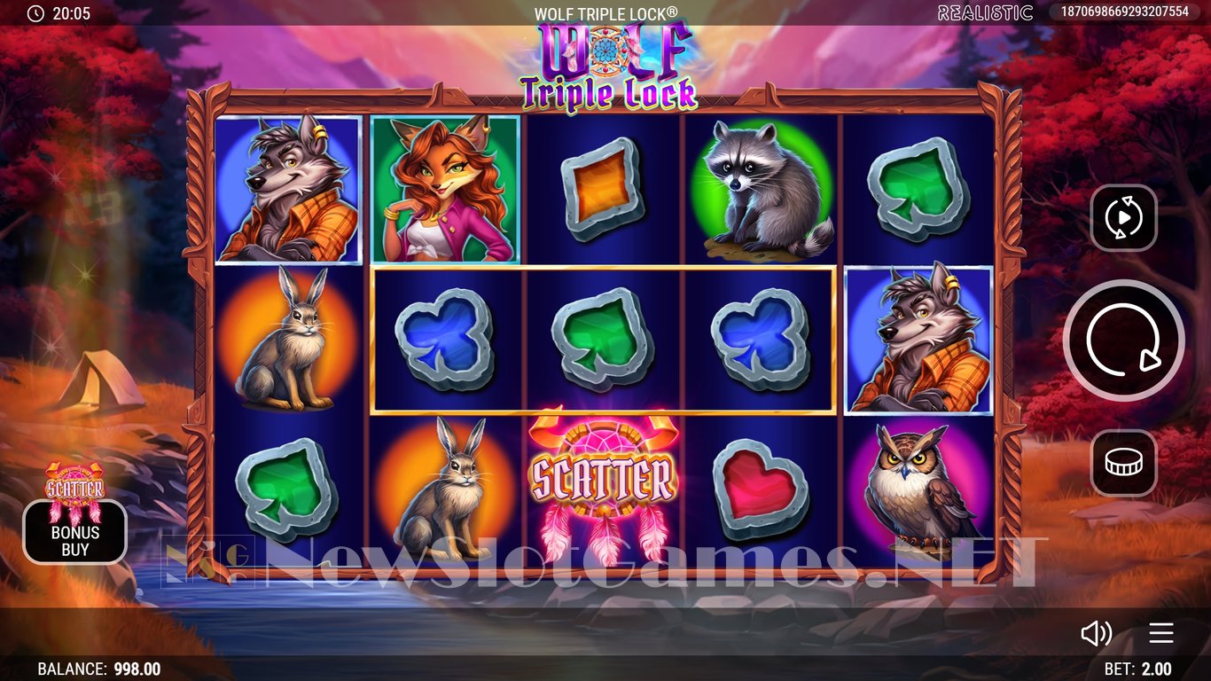 Wolf Triple Lock Slot Slot Image in Demo - pic. 2