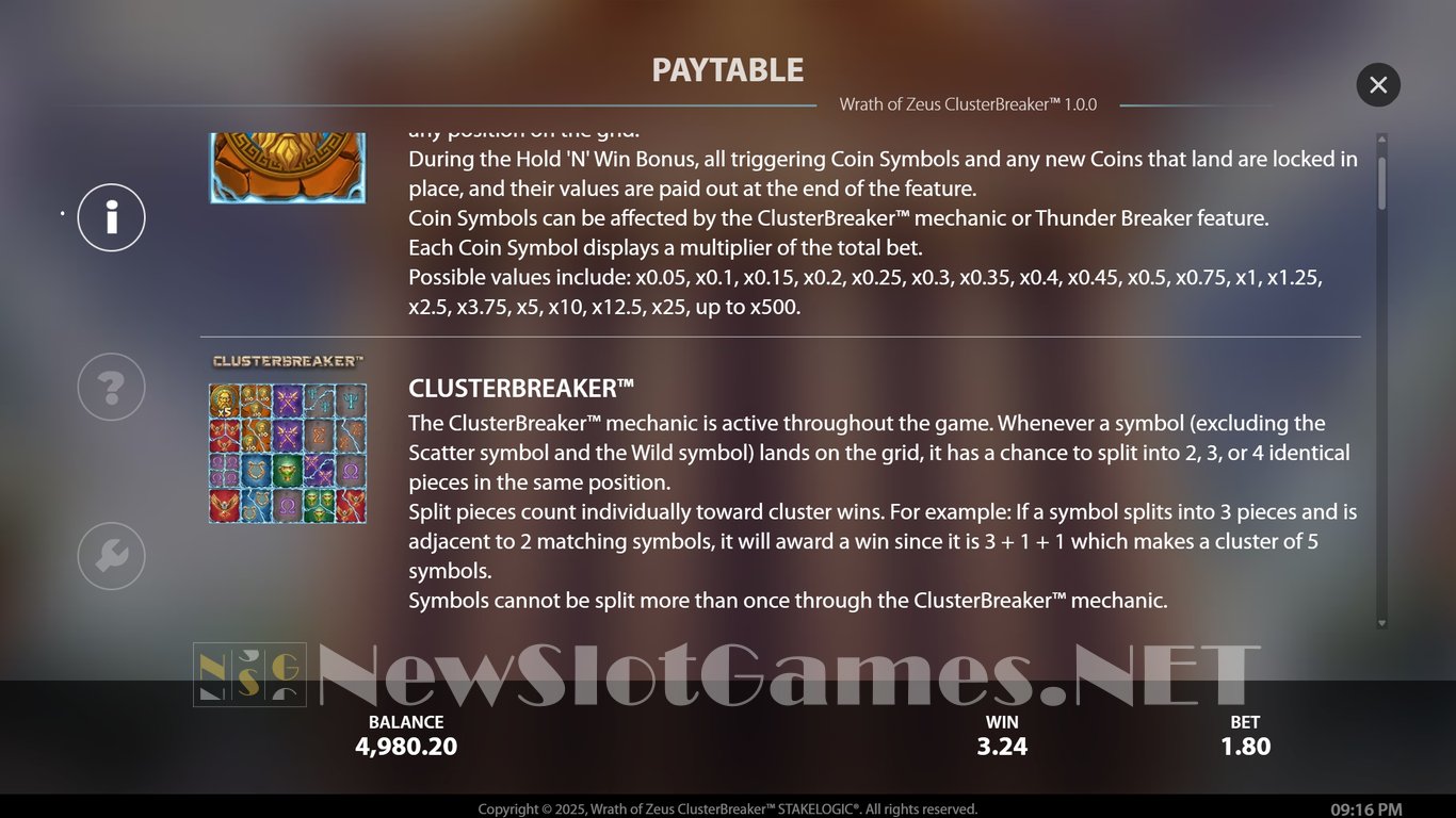 Wrath of Zeus Slot Slot Image in Demo - pic. 6