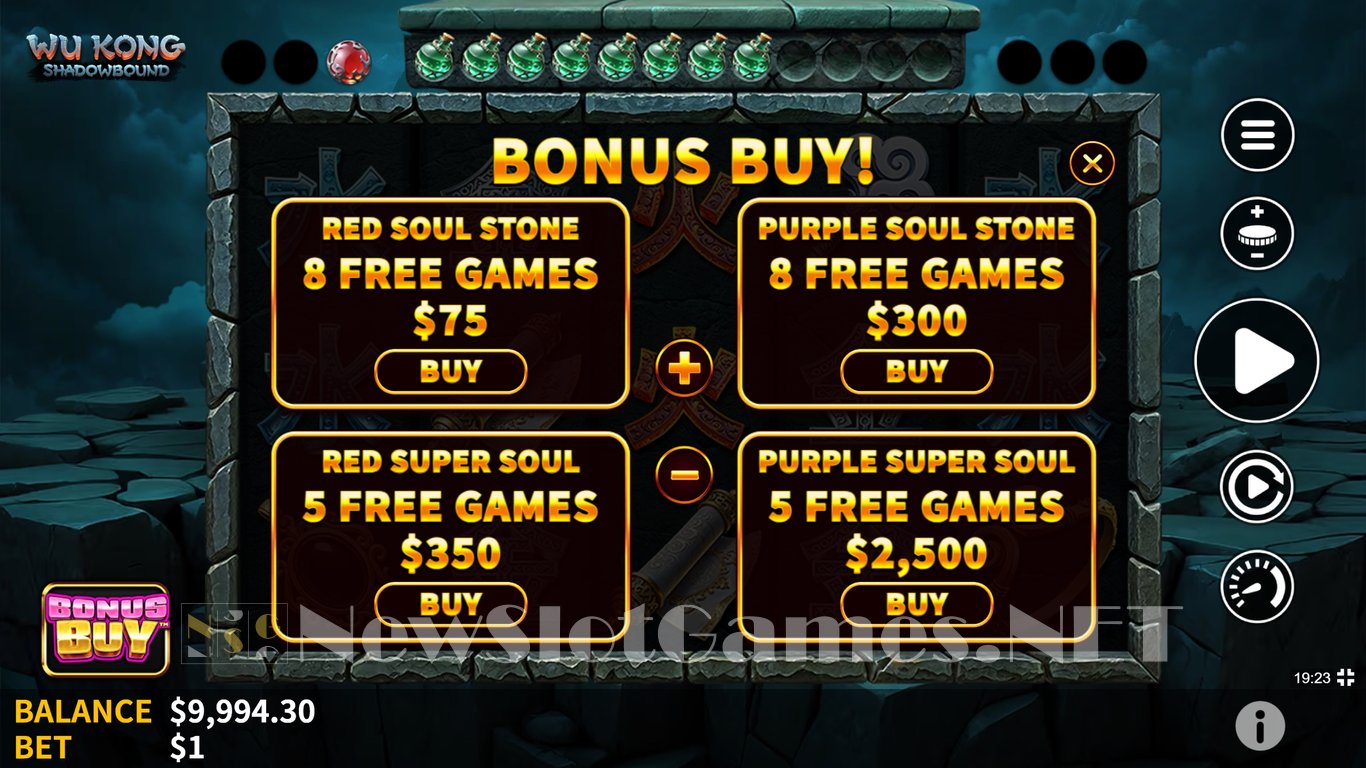 WUKONG Shadowbound Slot Slot Image in Demo - pic. 5