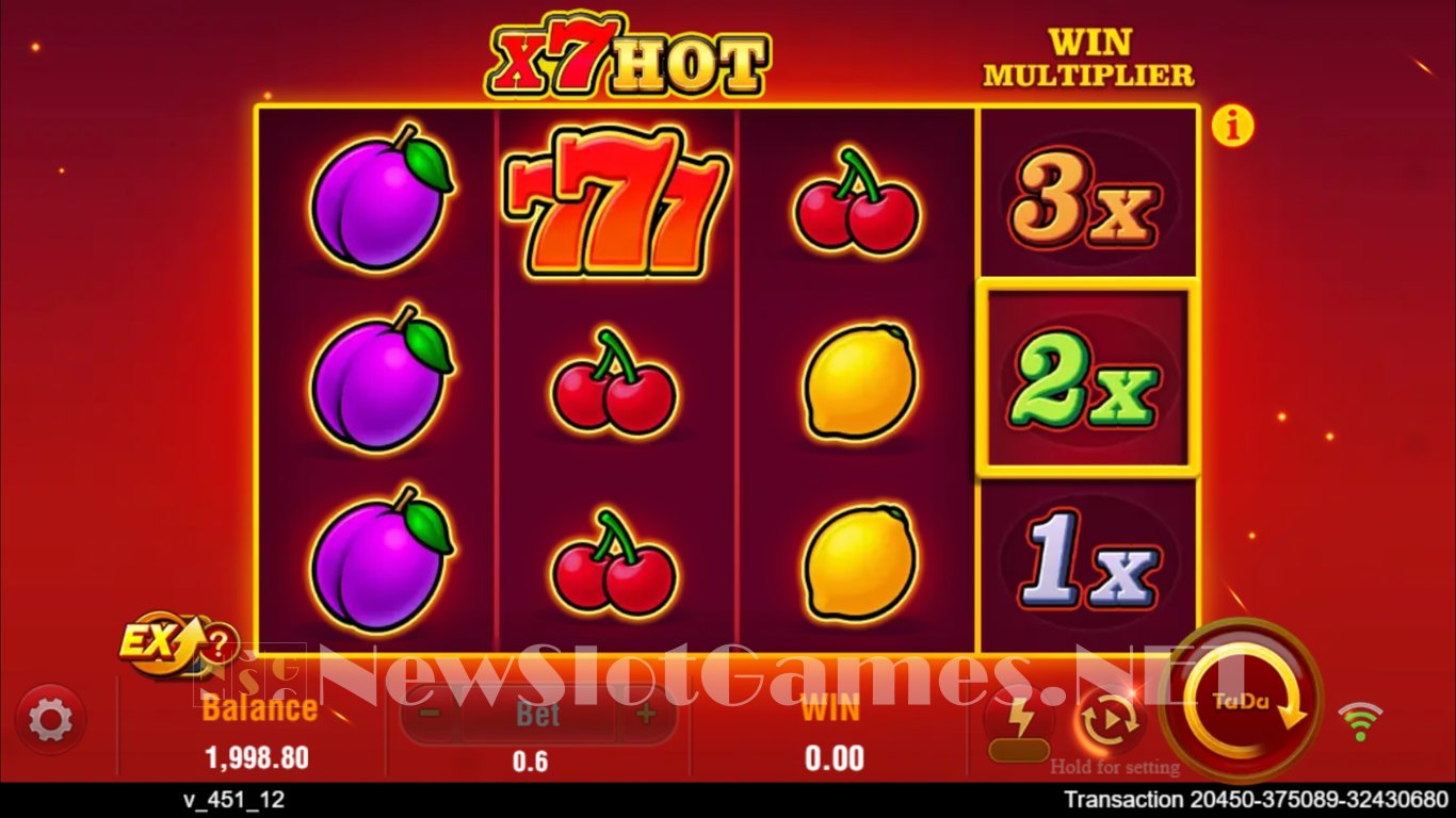 X7-Hot Slot Demo Image