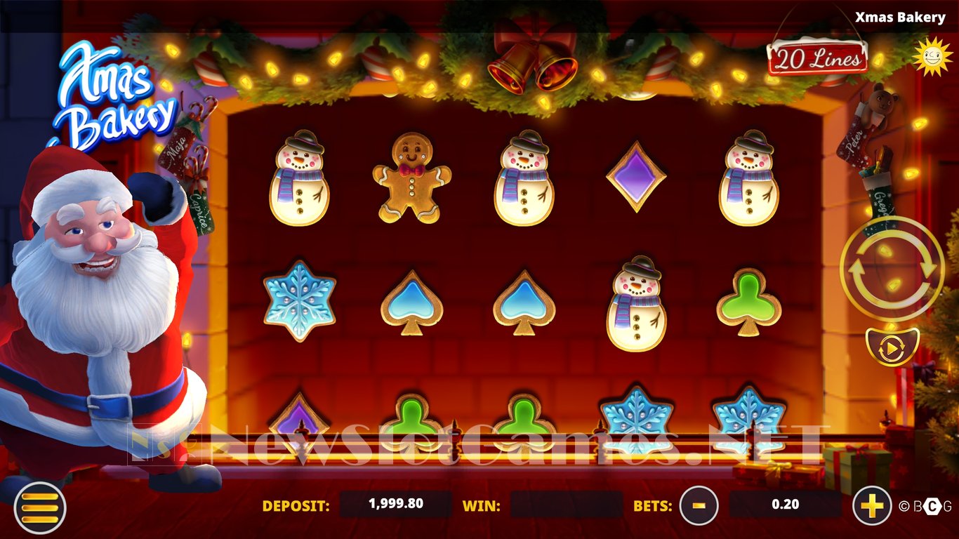 Xmas Bakery Slot Demo Image