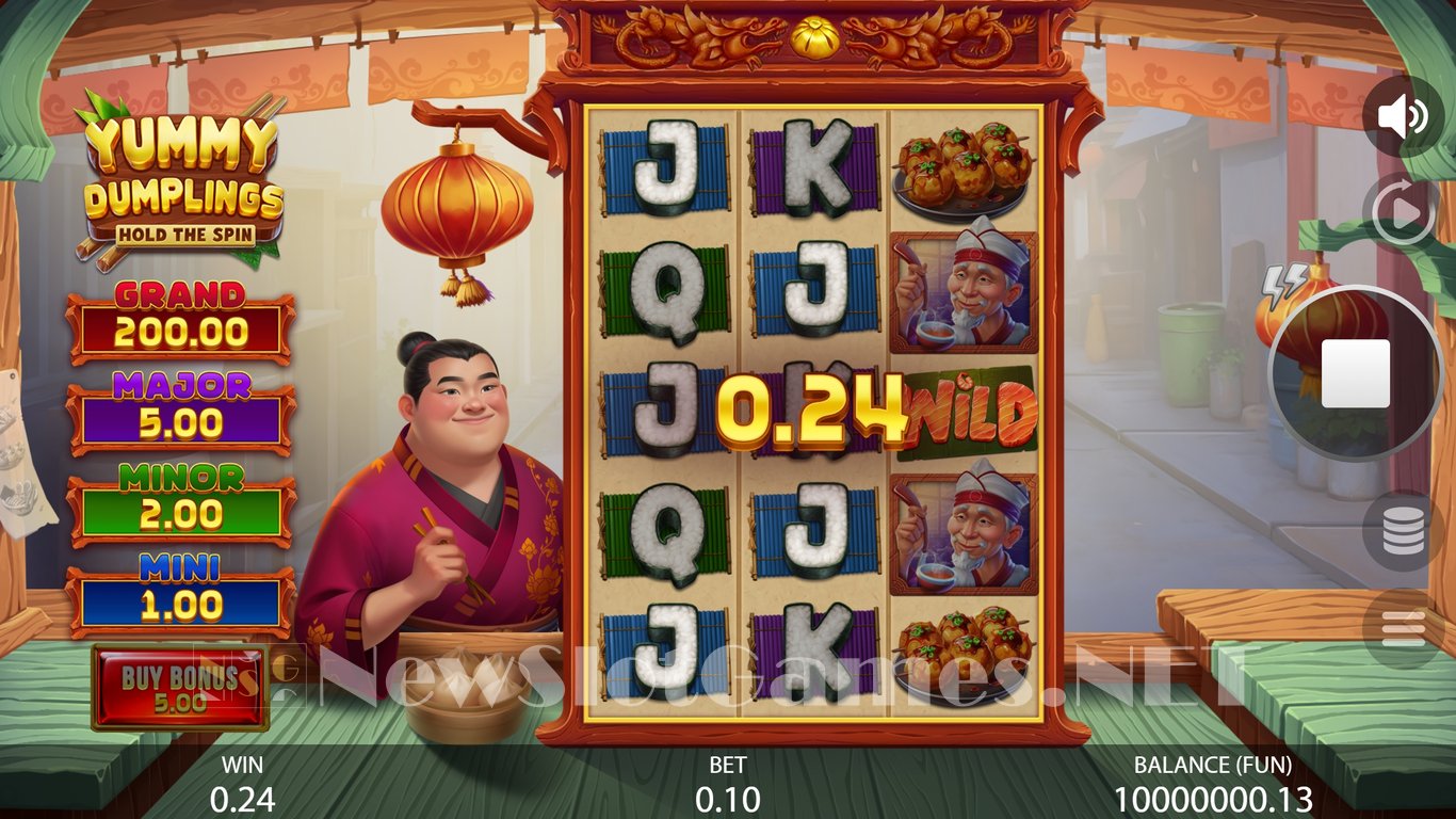 Yummy Dumplings Hold The Spin Slot Demo Image
