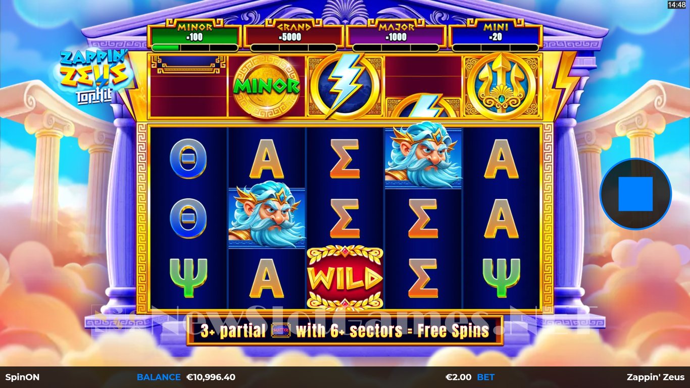 Zappin Zeus TopHit Slot Slot Image in Demo - pic. 2