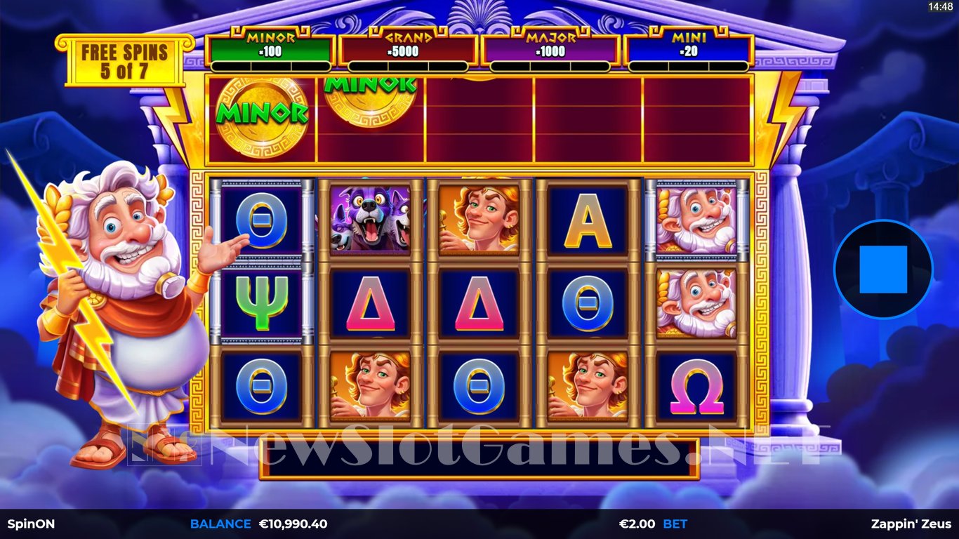 Zappin Zeus TopHit Slot Slot Image in Demo - pic. 4