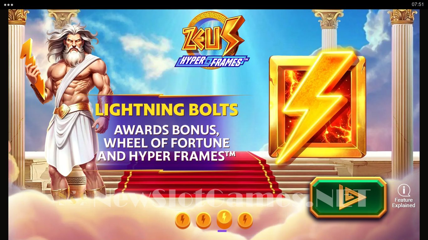 Zeus Hyper Frames Slot Demo Image