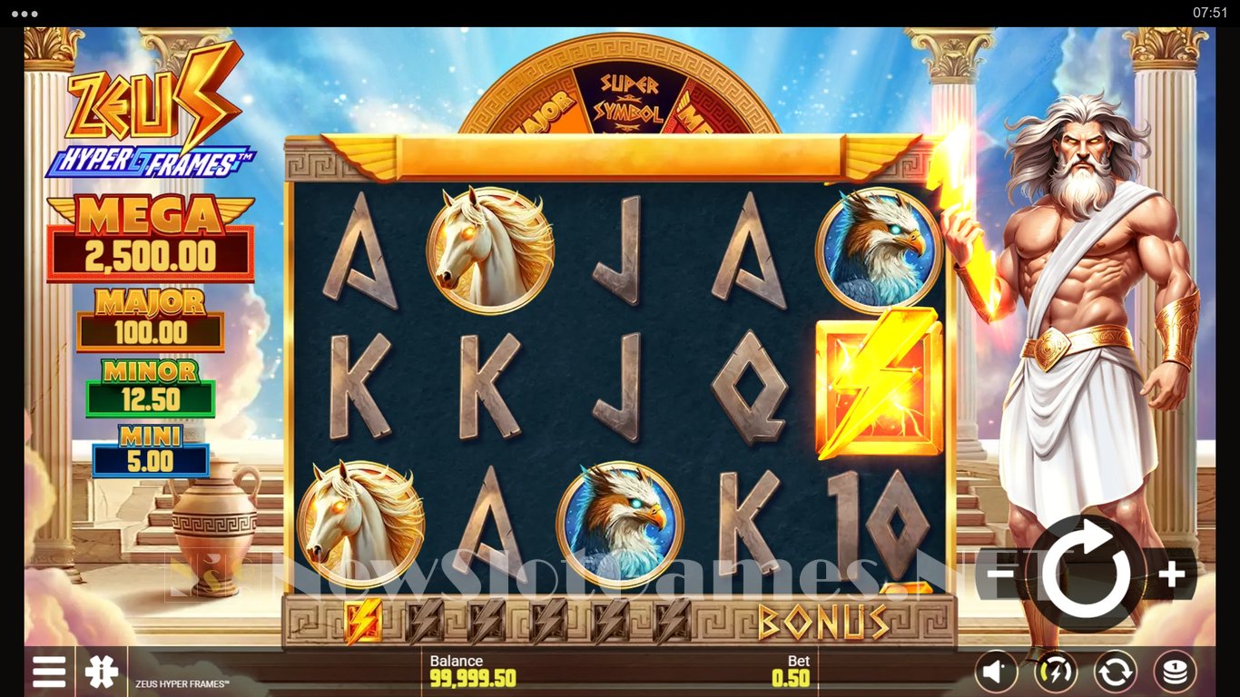 Zeus Hyper Frames Slot Slot Image in Demo - pic. 2