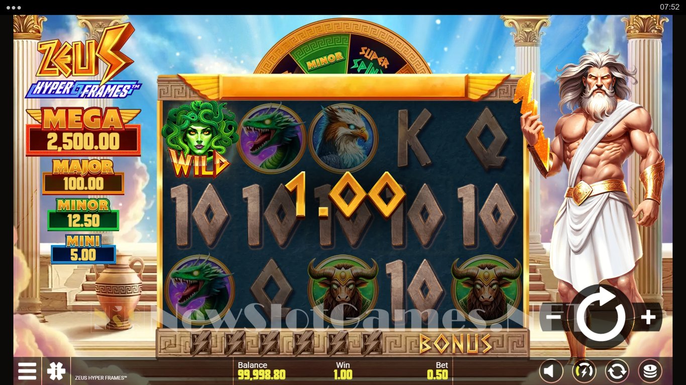 Zeus Hyper Frames Slot Slot Image in Demo - pic. 4