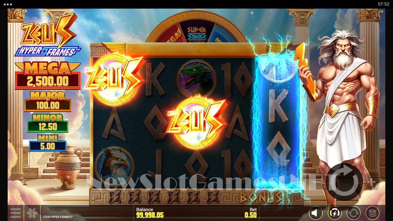 Zeus Hyper Frames Slot Slot Image in Demo - pic. 5