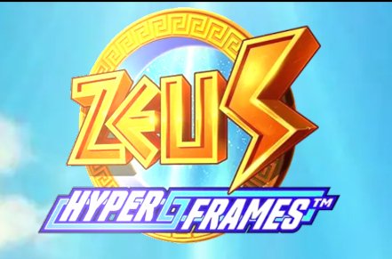 Zeus Hyper Frames Slot Logo