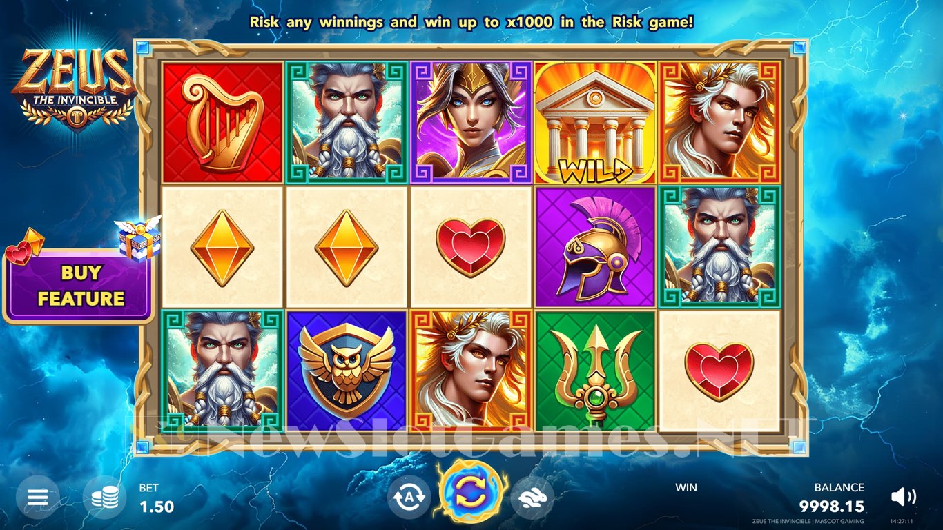 Zeus the Invincible Slot Slot Image in Demo - pic. 2