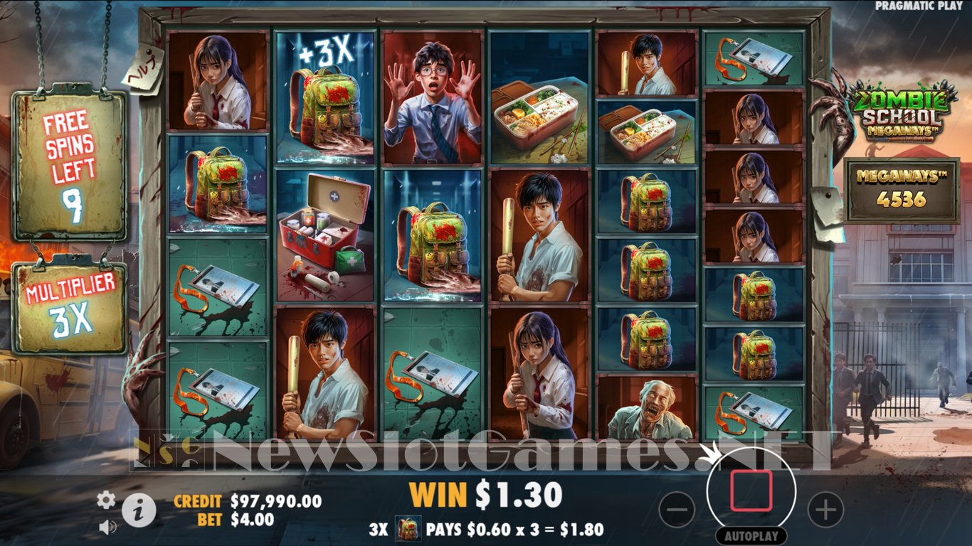Zombie School Megaways Slot Slot Image in Demo - pic. 4