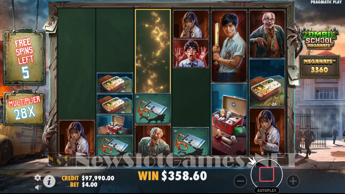 Zombie School Megaways Slot Slot Image in Demo - pic. 7