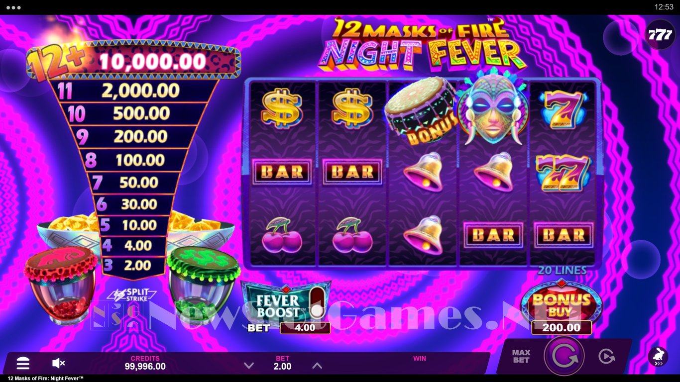 12 Masks of Fire Night Fever Slot Slot Image in Demo - pic. 2