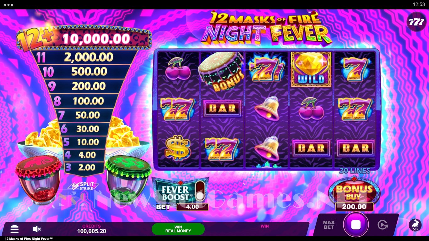 12 Masks of Fire Night Fever Slot Slot Image in Demo - pic. 4