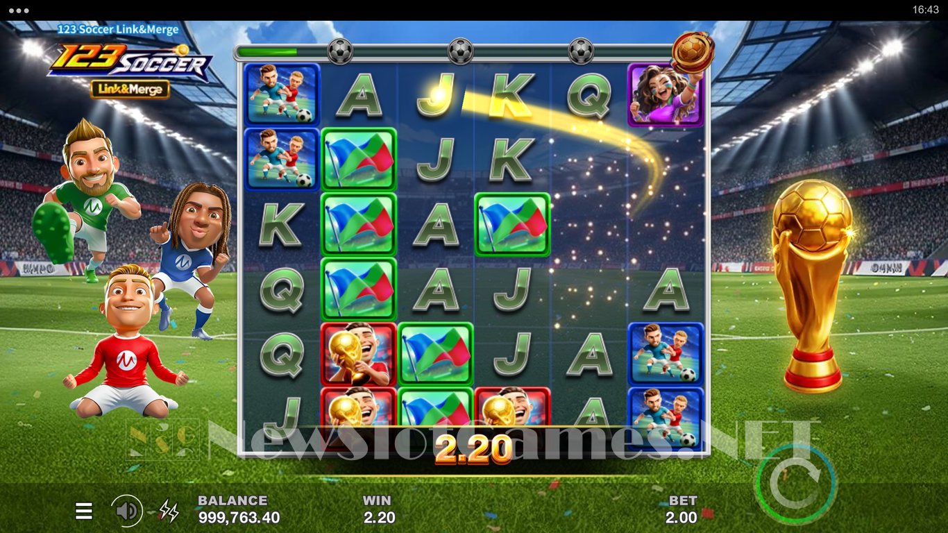 123 Soccer Link&Merge Slot Slot Image in Demo - pic. 2