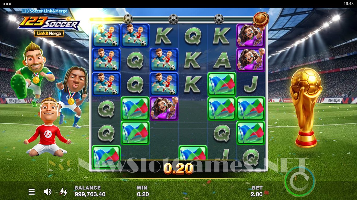 123 Soccer Link&Merge Slot Slot Image in Demo - pic. 3
