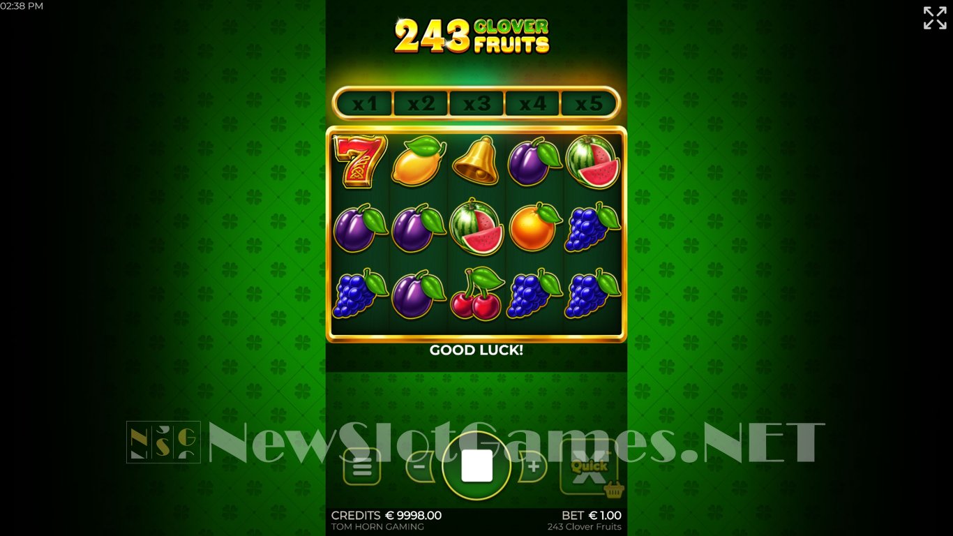 243 Clover Fruits Slot Demo Image
