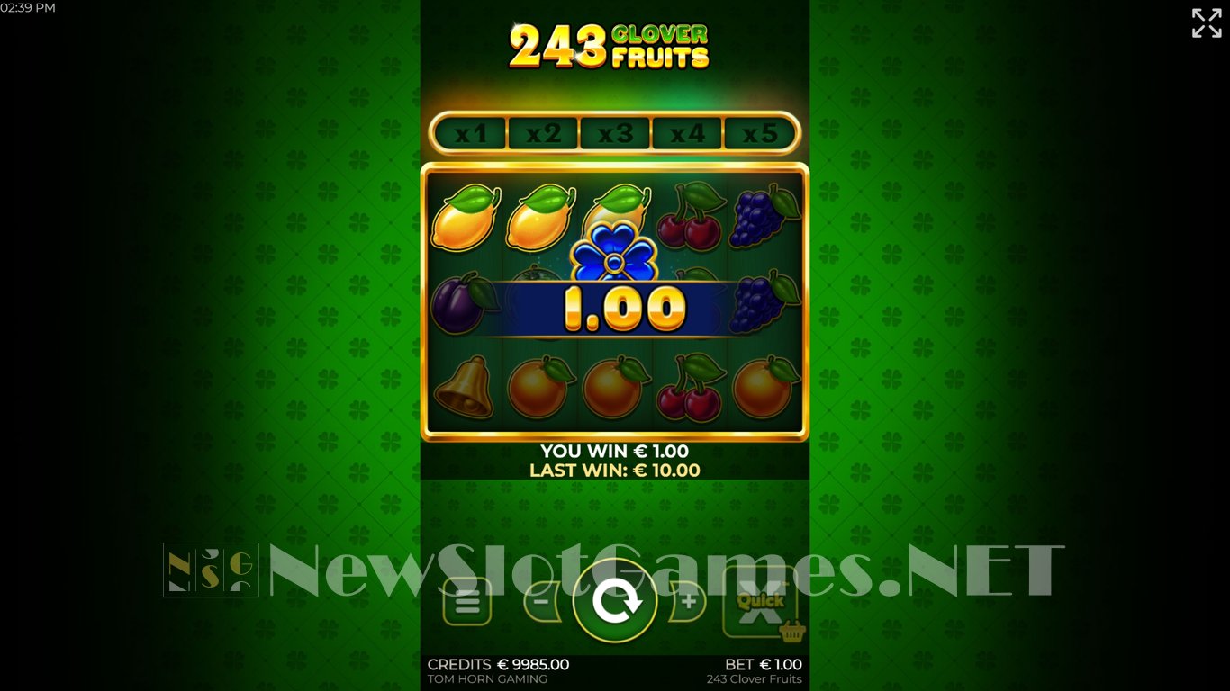 243 Clover Fruits Slot Slot Image in Demo - pic. 4