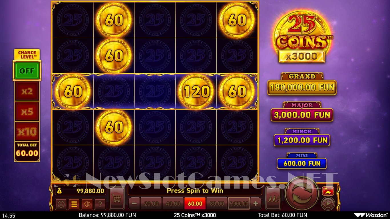 25 Coins x3000 Slot Slot Image in Demo - pic. 2