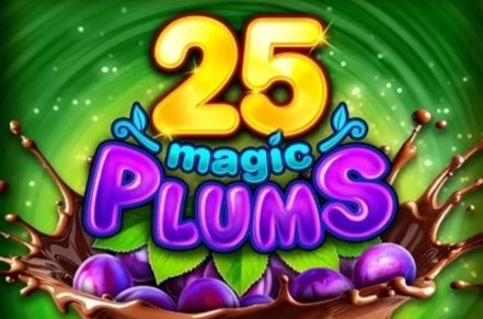 25 Magic Plums Slot Logo