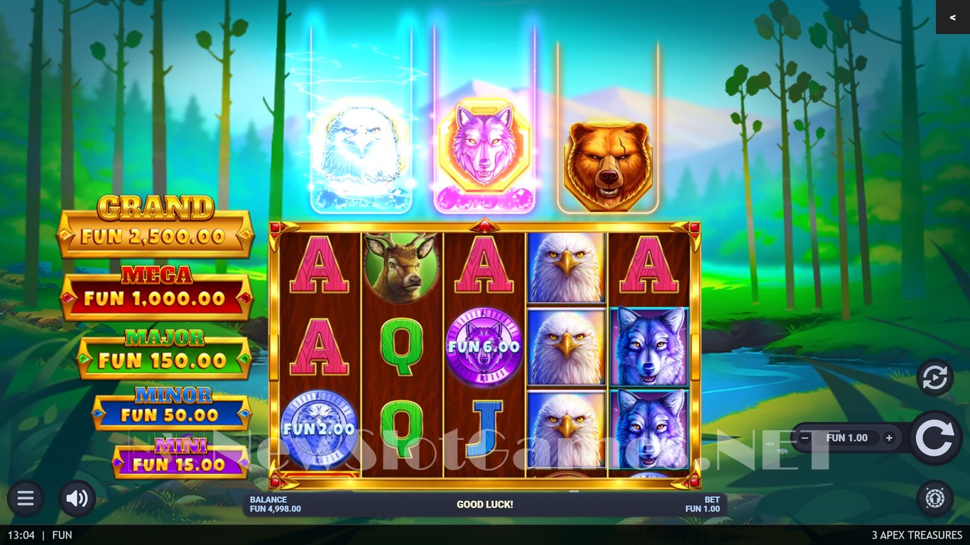 3 Apex Treasures Slot Demo Image