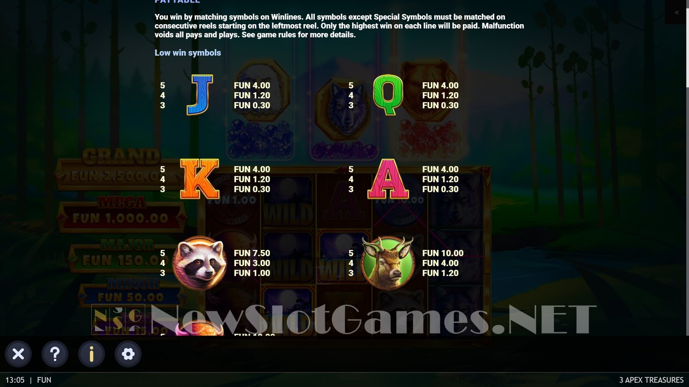 3 Apex Treasures Slot Slot Image in Demo - pic. 5