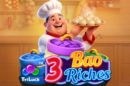 3 Bao Riches Slot Logo