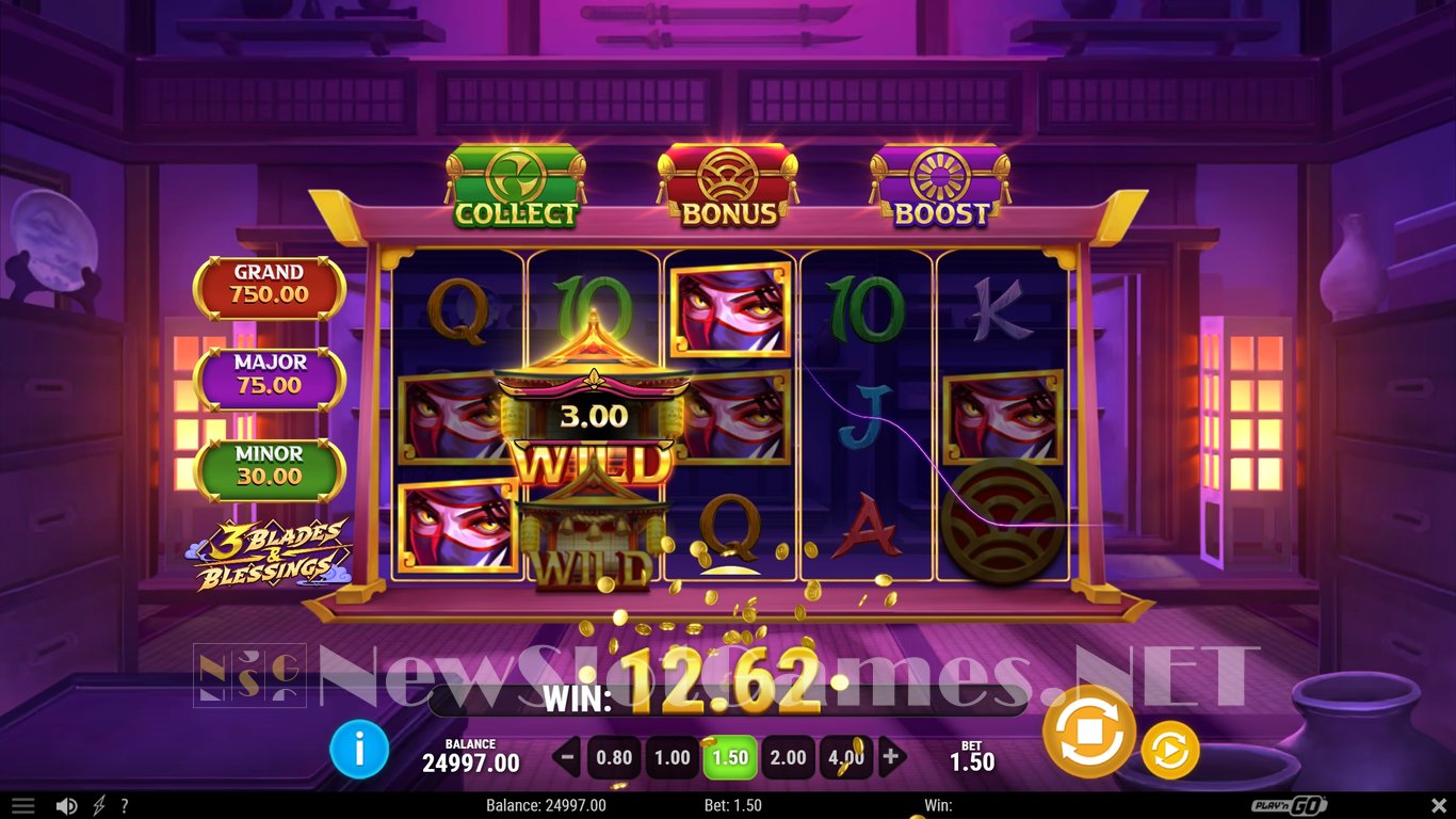 3 Blades & Blessings Slot Slot Image in Demo - pic. 2